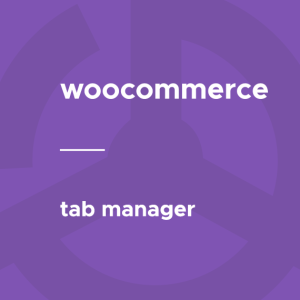 WooCommerce - Tab Manager