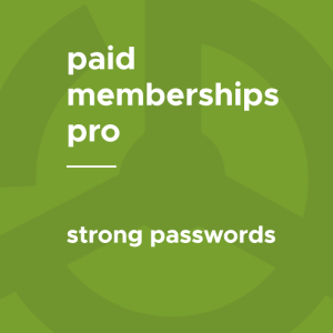 Paid Memberships Pro - Strong Passwords