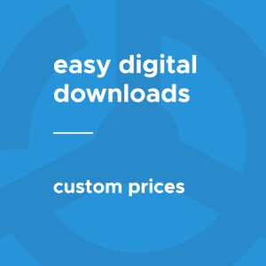 Easy Digital Downloads Custom Prices