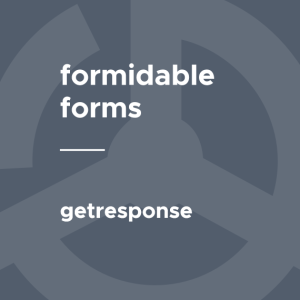 Formidable Forms - GetResponse