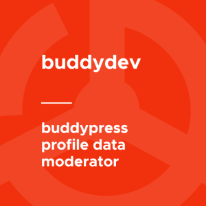 BuddyPress - Profile Data Moderator