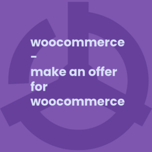 WooCommerce - Make an Offer For Woocommerce