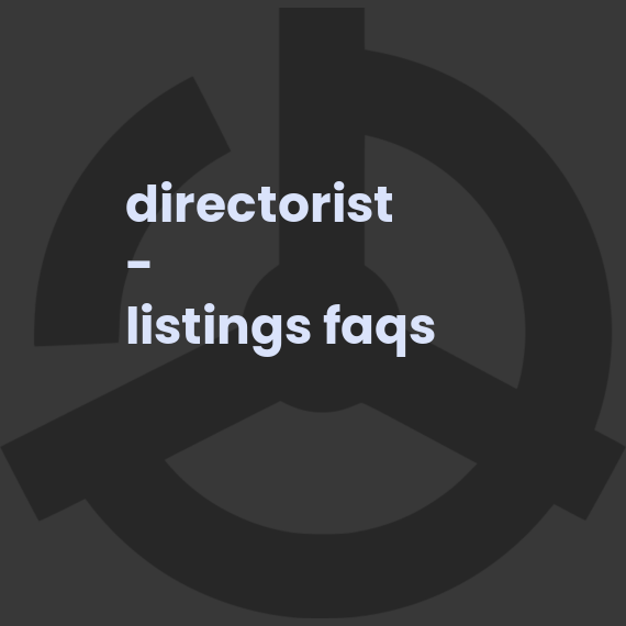 Directorist - Listings FAQs