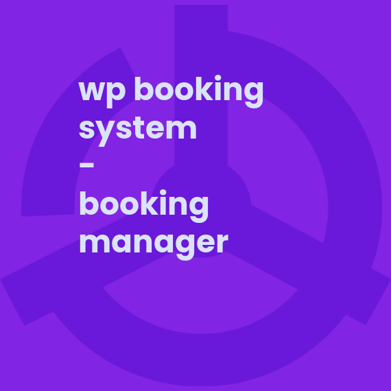 WP Booking System - Booking Manager