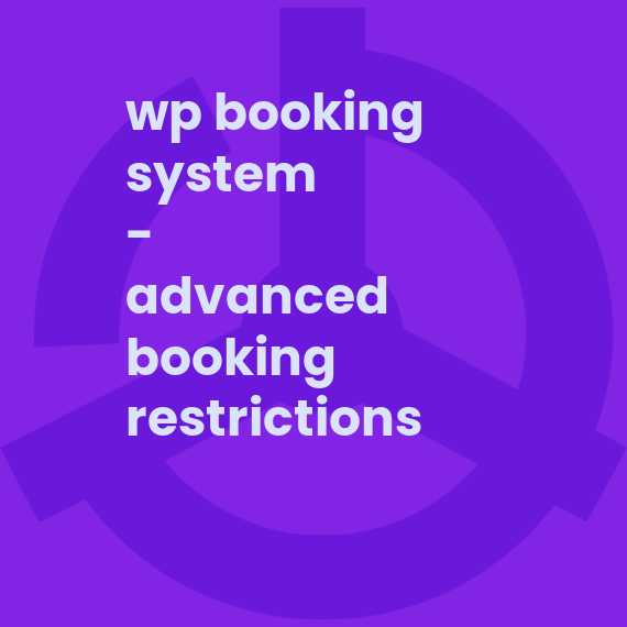 WP Booking System - Advanced Booking Restrictions
