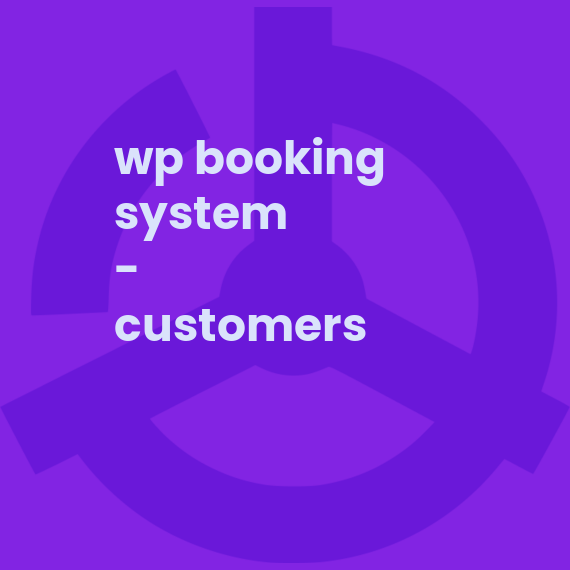 WP Booking System - Customers