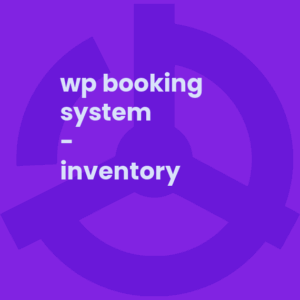 WP Booking System - Inventory
