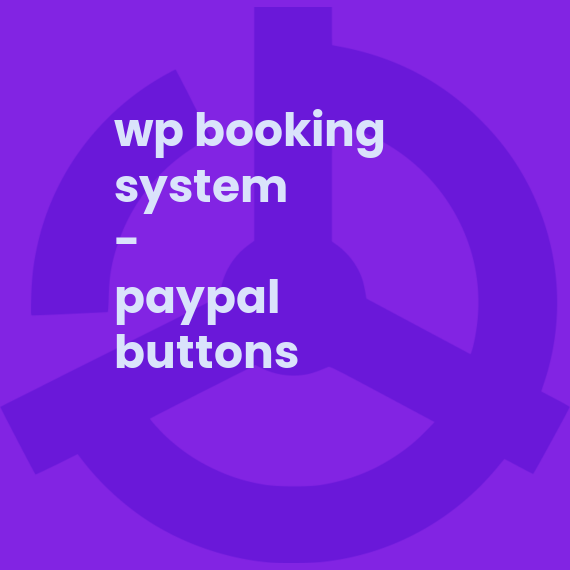 WP Booking System - PayPal Buttons