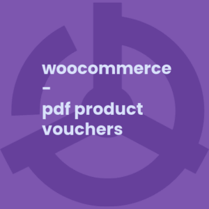 WooCommerce - PDF Product Vouchers