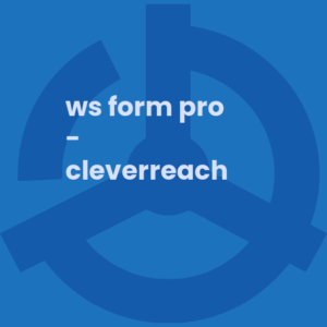 WS Form PRO - CleverReach
