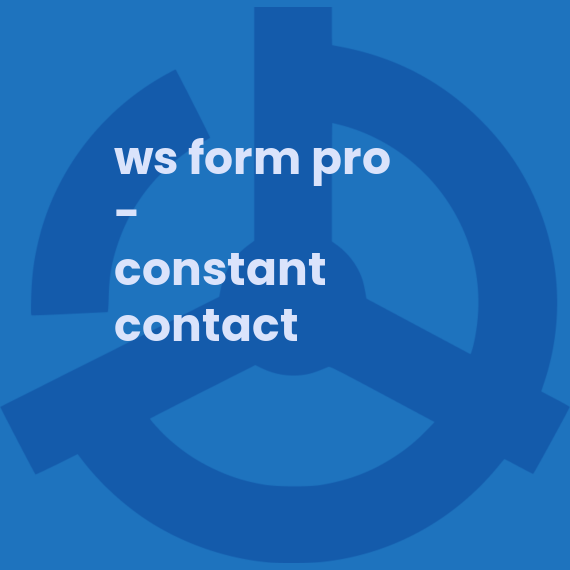 WS Form PRO - Constant Contact