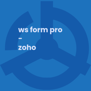 WS Form PRO - Zoho
