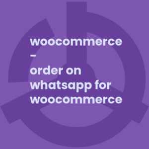 WooCommerce - Order On WhatsApp for woocommerce