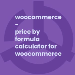 WooCommerce - Price by Formula Calculator for WooCommerce