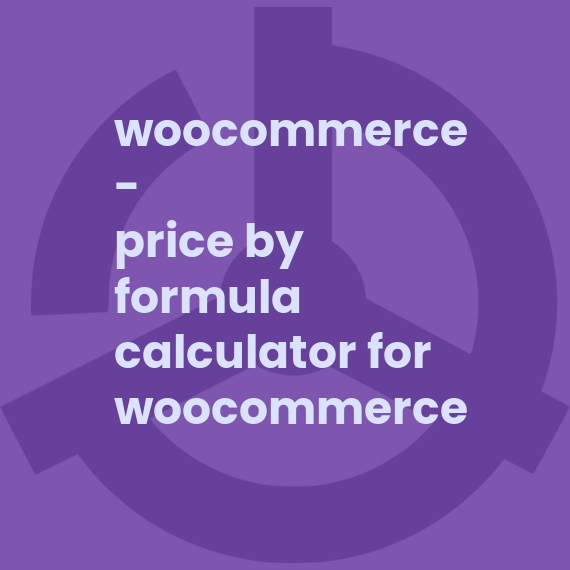 WooCommerce - Price by Formula Calculator for WooCommerce