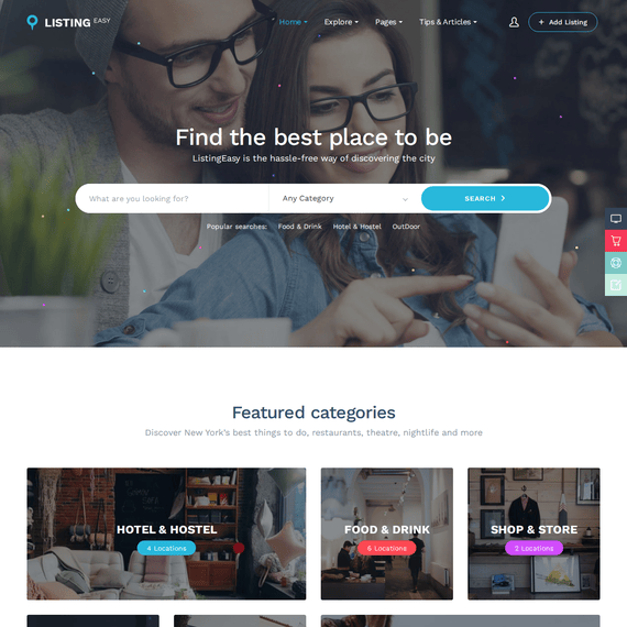 ListingEasy - Multipurpose WordPress Theme