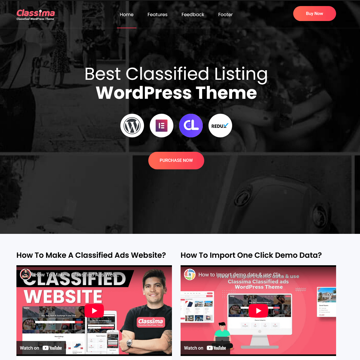 Classima - Multipurpose WordPress Theme