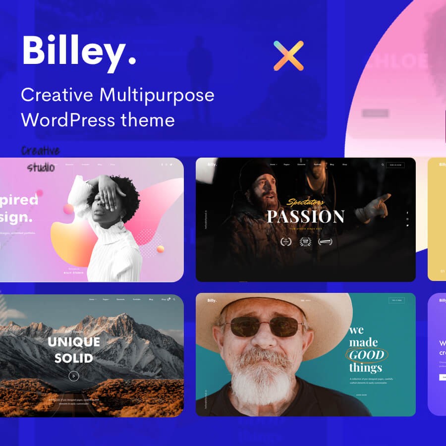 Billey - Creative Portfolio & Agency Elementor Theme