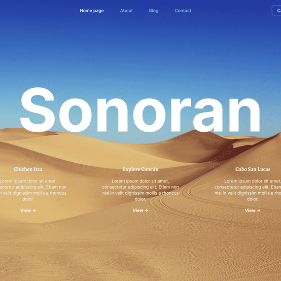 Sonoran - Multipurpose WordPress Theme