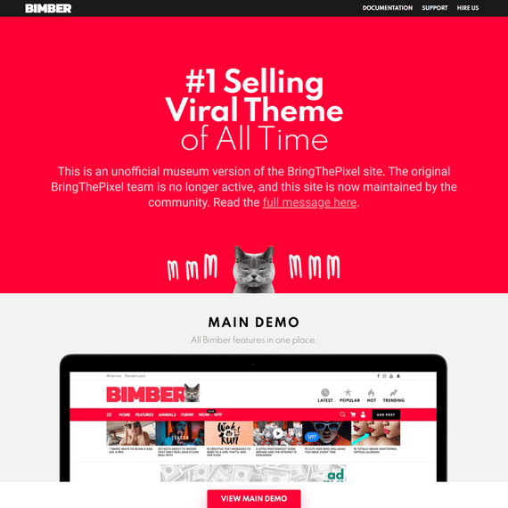 Bimber - Blog WordPress Theme